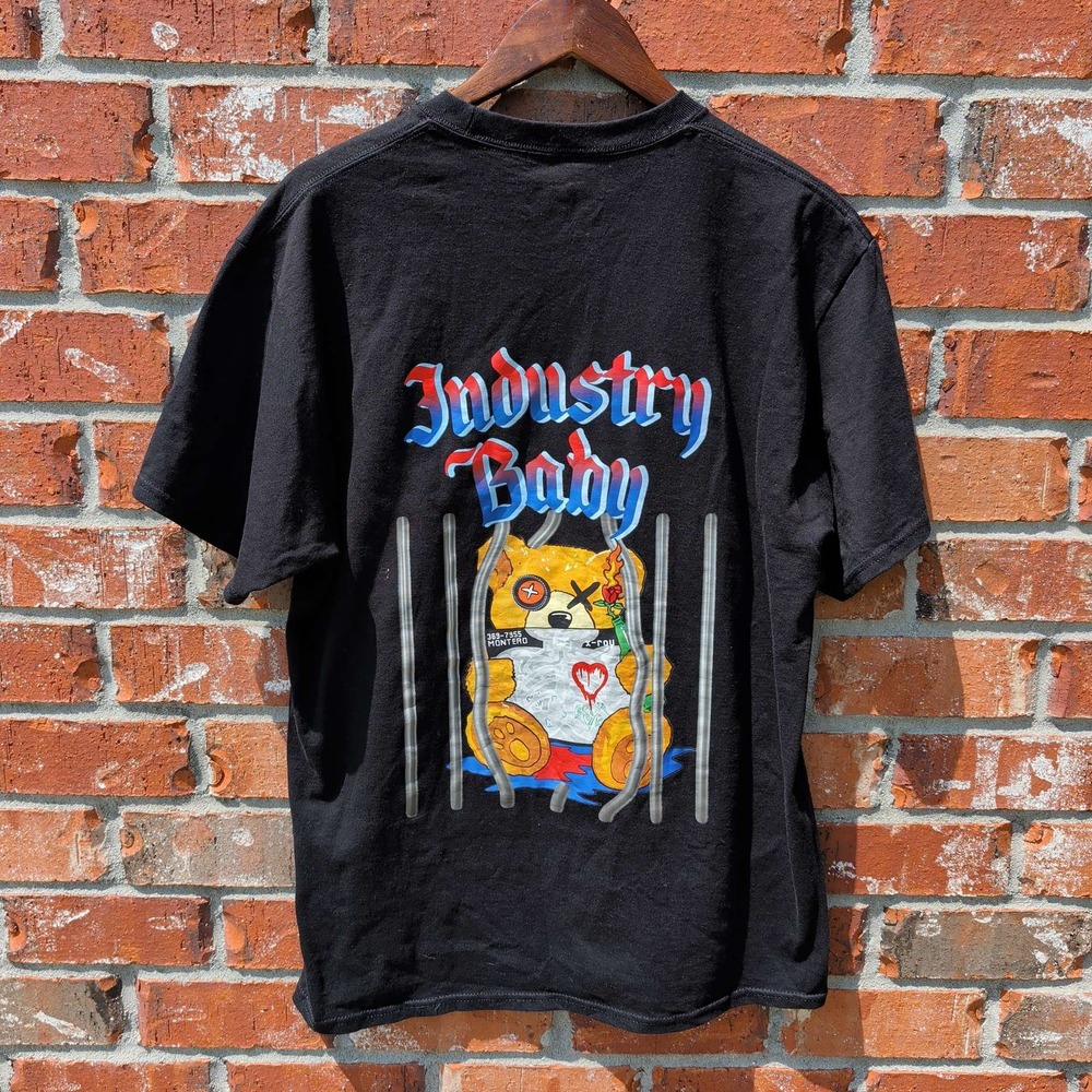 Five Pointz Lil Nas X Industry Baby T-Shirt Mens L Black Graphic Montero Merch